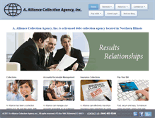 Tablet Screenshot of aalliancecollects.com
